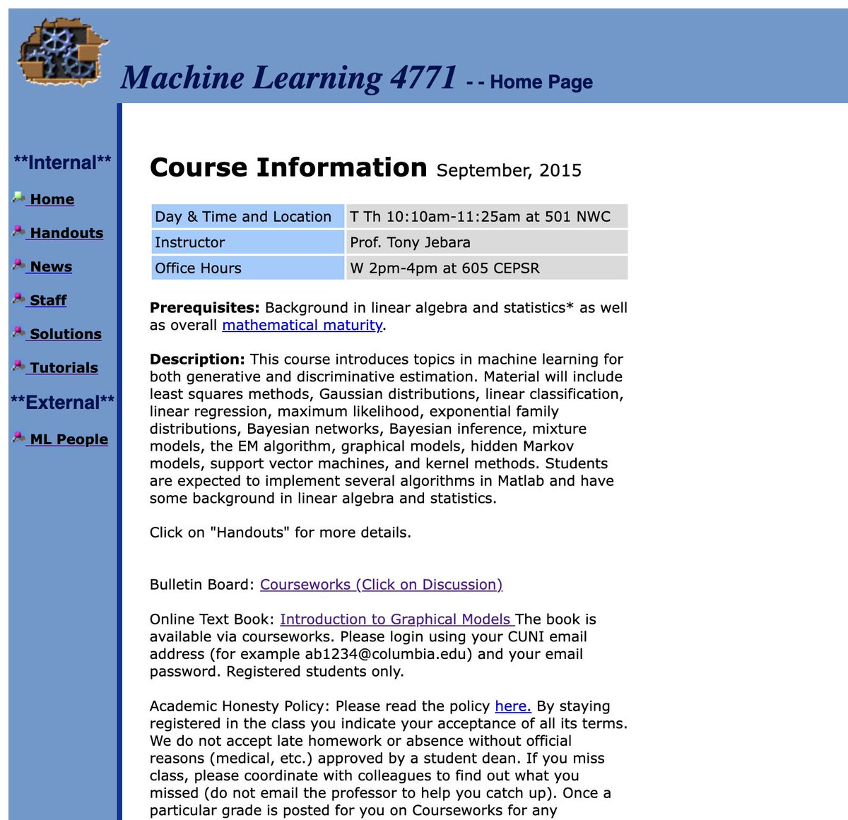 TheTuringPost's tweet photo. "Machine Learning 4771" course materials from @Columbia are open.

▪️ Lecture slides
▪️ Homework assignments
▪️ Solution keys

🔗 https://t.co/lAmpKKGpj8 https://t.co/TmfcuSZkod