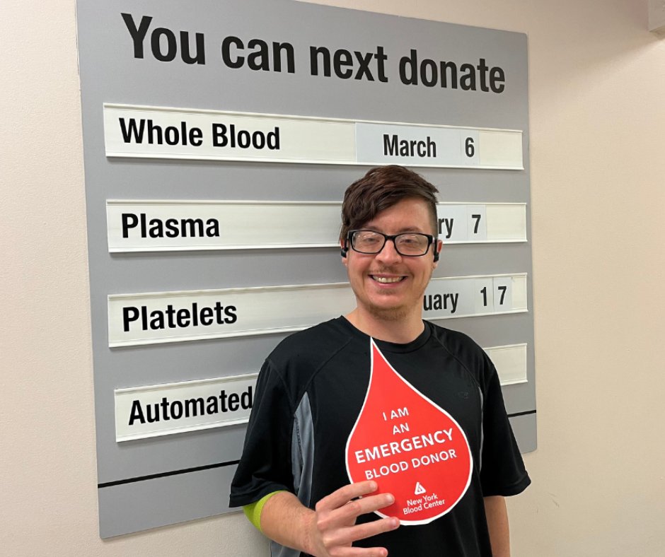 NYBloodCenter's tweet photo. Our blood supply is in critical condition. Increased cold, flu, RSV, and Covid-19 cases, along with recent weather challenges, have strained our supply. Your immediate help is crucial to replenish our supply.

Schedule an appt or walk in to donate today: https://t.co/qPYmRGjQ2R https://t.co/LO9LbvlOE6
