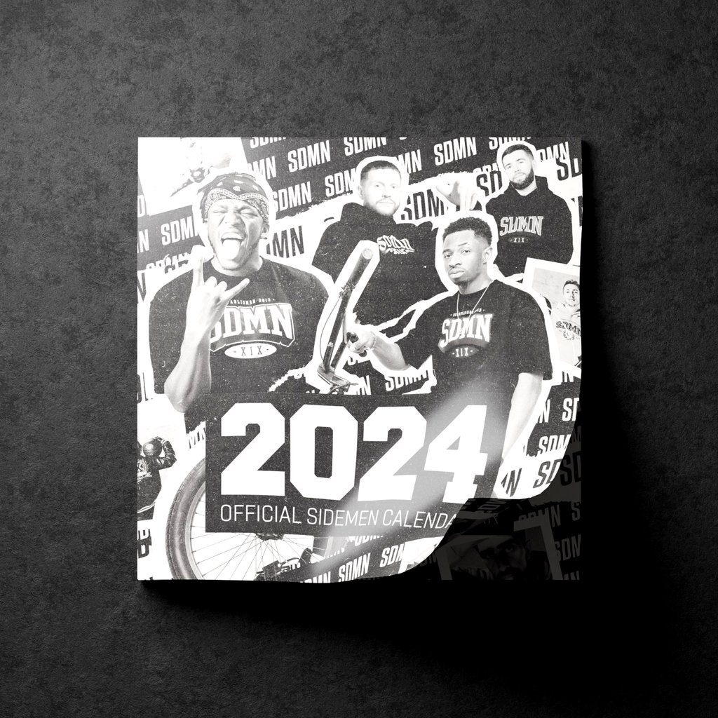 Save 60% OFF the 2024 Sidemen Calendar - Now JUST £4.80 🤑📆 Link to shop in bio. 🛒