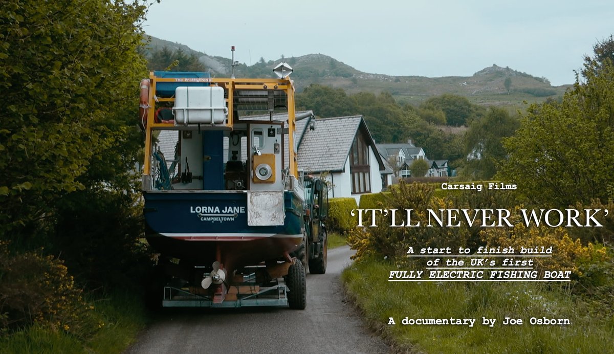 QVSchool's tweet photo. Congratulations to OV Joe Osborn on his first feature film #ItllNeverWork about the first carbon-zero solar fishing boat - Thanks Mrs Edwards for sharing the good news; it's great to see Joe's success! https://t.co/3BnpRnGLTw