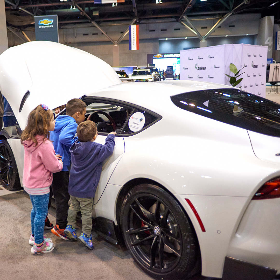 StLouisAutoShow's tweet photo. The STL Auto Show is a family-friendly event! 🥳 Enjoy free activities including games, face painting, Bumblebee sightings &amp; more. 🏎️  Plus, children 12 &amp; under are FREE. #autoshow #STLautoshow #stlevent https://t.co/gDODxuTJsi