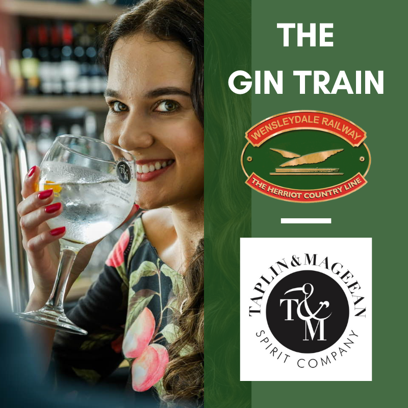 We will once again be hosting @taplinmageean Gin Trains! Enjoy their award-winning #ginandtonics from the comfort of a private carriage travelling through stunning #YorkshireDales scenery! April to October dates:
shop.taplinmageean.co.uk/collections/ta…
#wensleydalerailway #yorkshire #railway