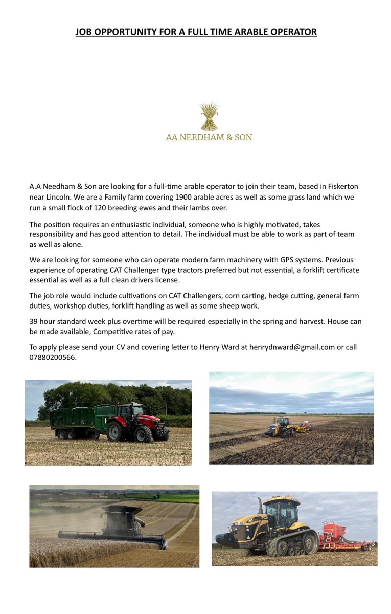 Henry Ward (@henry_ward91) on Twitter photo We are hiring. Please see the attached advert and get in touch @wheatdaddy <a href="/RhondaT40/">Rhonda Thompson 🇬🇧</a> We are hiring. Please see the attached advert and get in touch @wheatdaddy <a href="/RhondaT40/">Rhonda Thompson 🇬🇧</a>