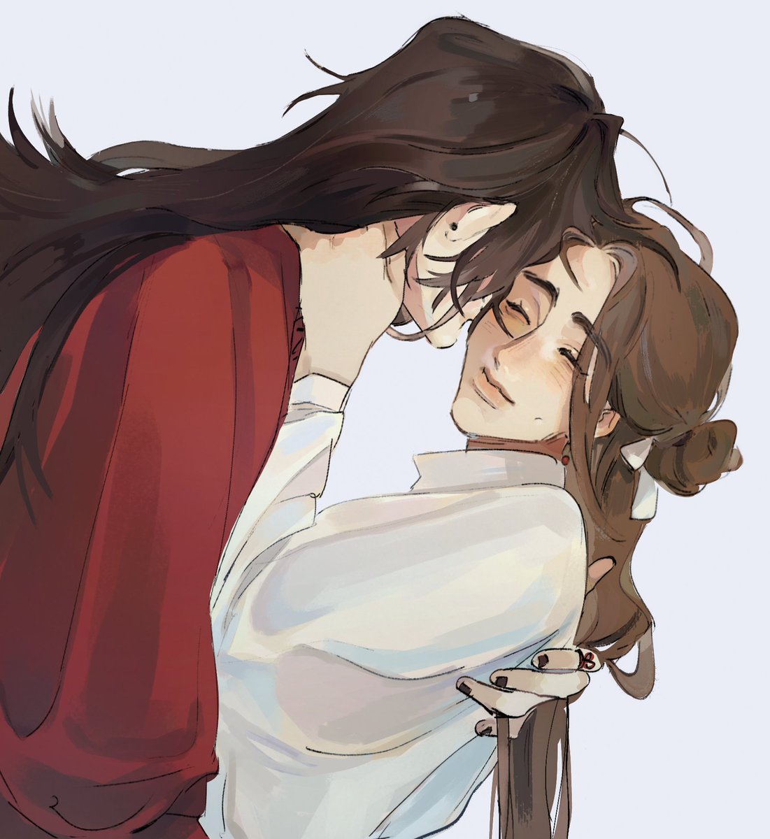 murakoneko's tweet photo. hualian in color 🩷🫶

#tgcf #hualian #tgcffanart #hualian #xielian #huacheng #danmei #tianguancifu #fanart #art https://t.co/y9VcmX0FEp
