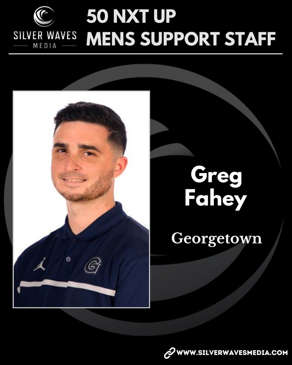 SilverWaveMedia's tweet photo. @_aaron2_ @GW_MBB @GWtweets @GWsports @adamhoward0 @IndianaUniv @AdamTopp1 @BCUhoops @BCUAthletics @bethunecookman @alantreakle2 @GoMocsMBB @GoMocs @UTChattanooga @coachbmcknight @usdmbb @USDToreros @uofsandiego @BRADLew62 @SaintLouisMBB @SLU_Billikens @SLU_Official @b_morningstar_ @KUHoops @KUAthletics @UnivOfKansas @CarverMessick @umichbball @UMichAthletics @UMich @Coach_cb1 @NSUDemonsMBB @NSUDemons @NSULA @coach_prewettAU @AuburnMBB @SJUHawks_MBB @SJUHawks @CHueyhoops @RamblersMBB @LoyolaRamblers @LoyolaChicago @chrislauten @NUMensBball @NU_Sports @NorthwesternU @Handelsman11 @Cowan_O @WMUMBB Congratulations to Greg Fahey of Georgetown on being named to the 50 Nxt Up - Men’s Support Staff list.

@CoachFahey973 

https://t.co/raNlX38Apk https://t.co/vJTuWIgt2A