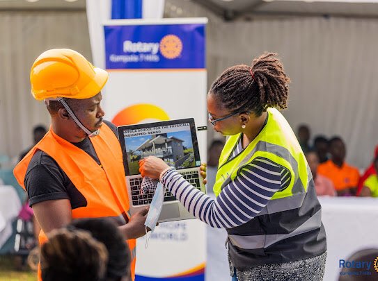 DGEdwardKakembo's tweet photo. Friday January 12th, at Rotary Club of Kampala 7 Hills. I had the pleasure to do a ground breaking ceremony for the construction of a 2  storeyed dormitory #RotaryBCUP  at Kampala School of the physically handcapped  children Mengo. 

#Thread https://t.co/OSe1B3M8Km