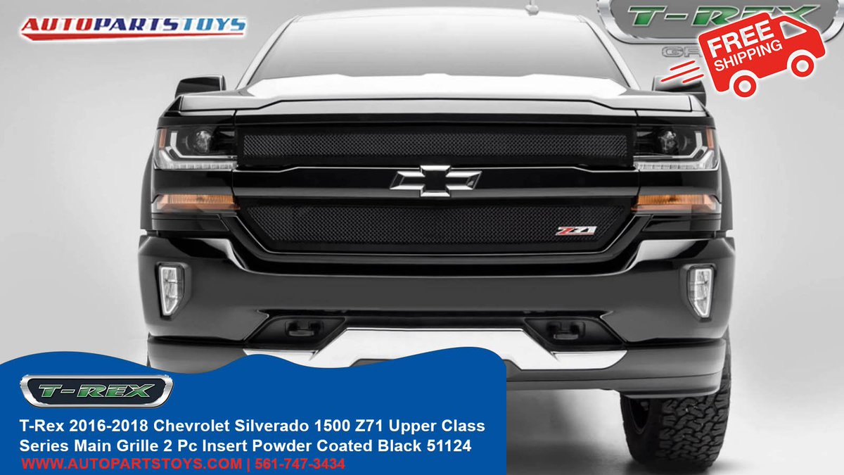 autopartstoys's tweet image. 🔥 Upgrade your Silverado's look with the T-Rex Upper Class Series Main Grille 2 Pc Insert in Powder Coated Black! 🚗💨 Elevate your style on the road.
#TrexGrilles #SilveradoUpgrade #AutoStyle #GrilleUpgrade #ChevySilverado #CarMods #RoadReady #BoldDesign #AutomotiveUpgrade