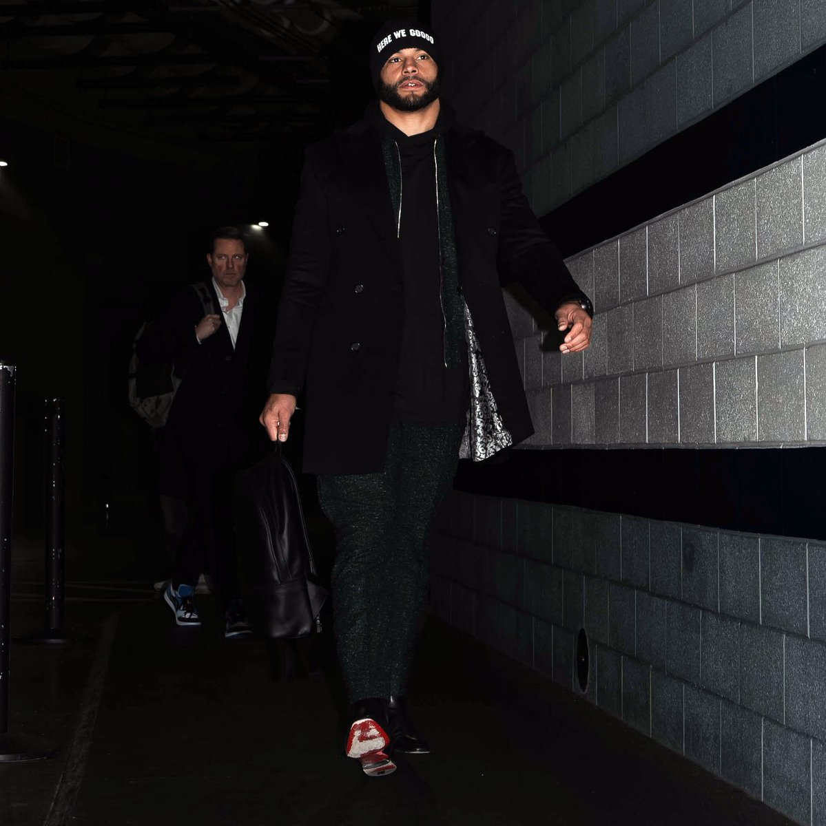 NFL's tweet photo. .@dak showed up in an elite beanie.

"YEAAAAH, HERE WE GOOOOO!" 🗣️

📺: #GBvsDAL -- 4:30 pm ET on FOX
📱: Stream on #NFLPlus https://t.co/Ut3BRhBuN6 https://t.co/5x4v1x1uXO