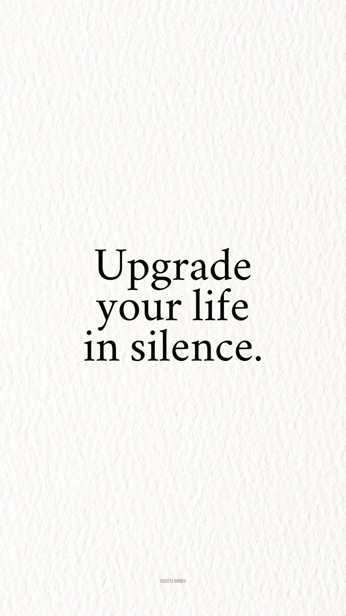 In silence.