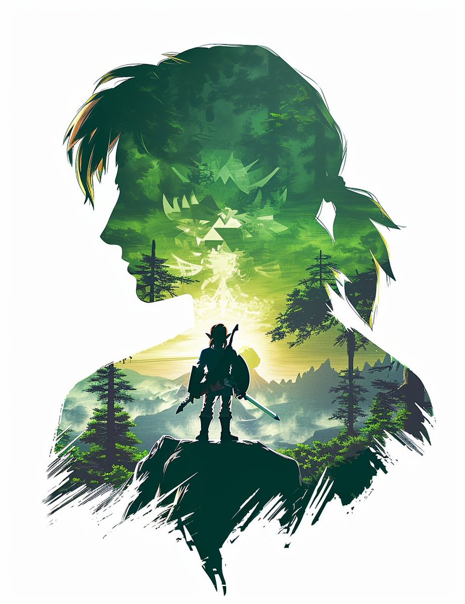 CharaspowerAI's tweet photo. 🚨#PromptShare🚨
Let's switch to 'double exposure' and vector renders with this new #prompt. 

[Character]'s silhouette in an art print with [Character] shape, in the style of epic portraiture, double exposure, isolated [licence] landscape, [cyan] and [blue], dynamic and action-packed, vector, strong use of negative space, isolate on white

Like, give this technique a try and share your best works. Excited to see your vector double exposure creations! 🌟🎨
