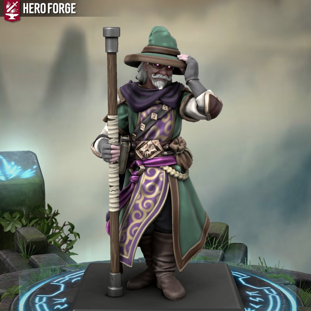 Swedish_Captain's tweet photo. Some magical lads (and lass) on #heroforge. https://t.co/v0xTgCyPcn