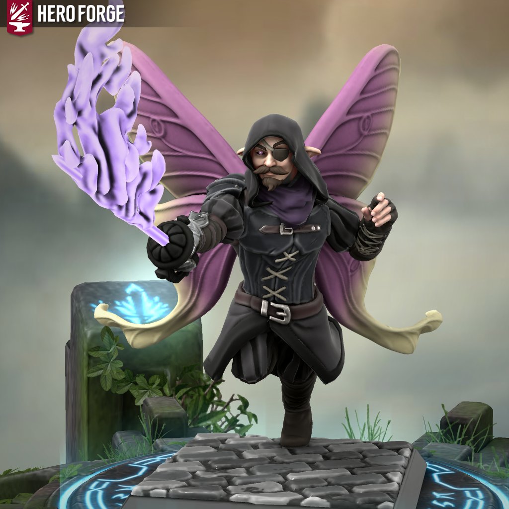 Swedish_Captain's tweet photo. Some magical lads (and lass) on #heroforge. https://t.co/v0xTgCyPcn