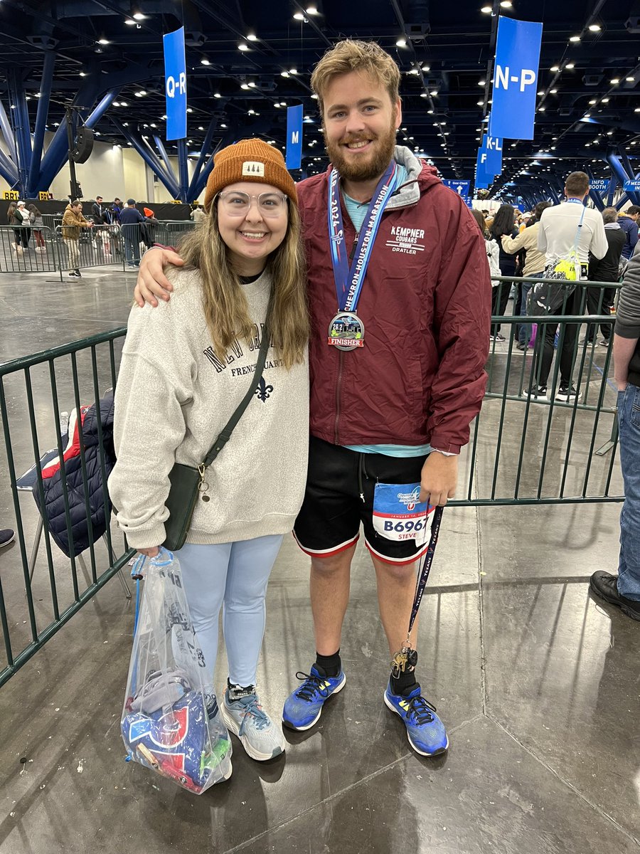 mmithjess's tweet photo. My fiancé finished another marathon! Big slay! https://t.co/vy84GCiTYi