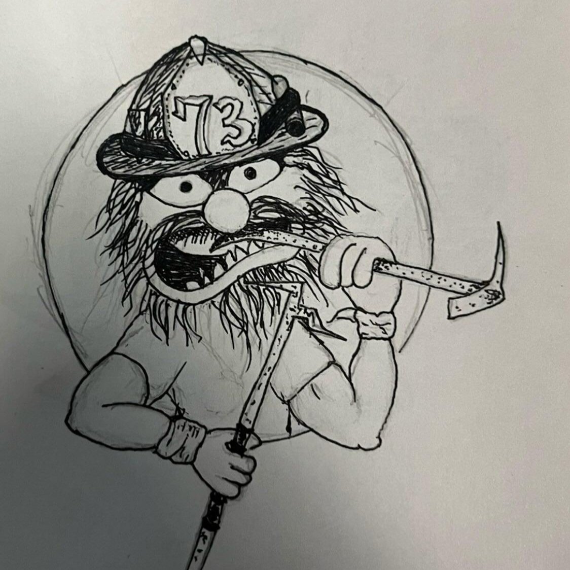 RadicalFD's tweet image. Thankful for the opportunity to create an iconic patch for the brothers at Port Orange Fire Rescue station 73, The Animal House! They sent me sketches and I worked with them to make this great station logo happen. Ask about custom work any time!