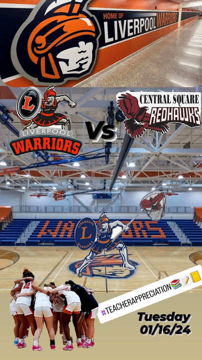 Anthony Griffin (@mrcaptncoke) on Twitter photo Tuesday 01/16 is Teacher Appreciation Night for our Liverpool Girls Basketball Team. All teachers in the <a href="/LiverpoolCSDNY/">Liverpool C.S.D</a> should come out and be recognized in attendance. Without teachers there are no Student Athletes. Wear WHITE as we are calling for White-Out conditions Tuesday 01/16 is Teacher Appreciation Night for our Liverpool Girls Basketball Team. All teachers in the <a href="/LiverpoolCSDNY/">Liverpool C.S.D</a> should come out and be recognized in attendance. Without teachers there are no Student Athletes. Wear WHITE as we are calling for White-Out conditions