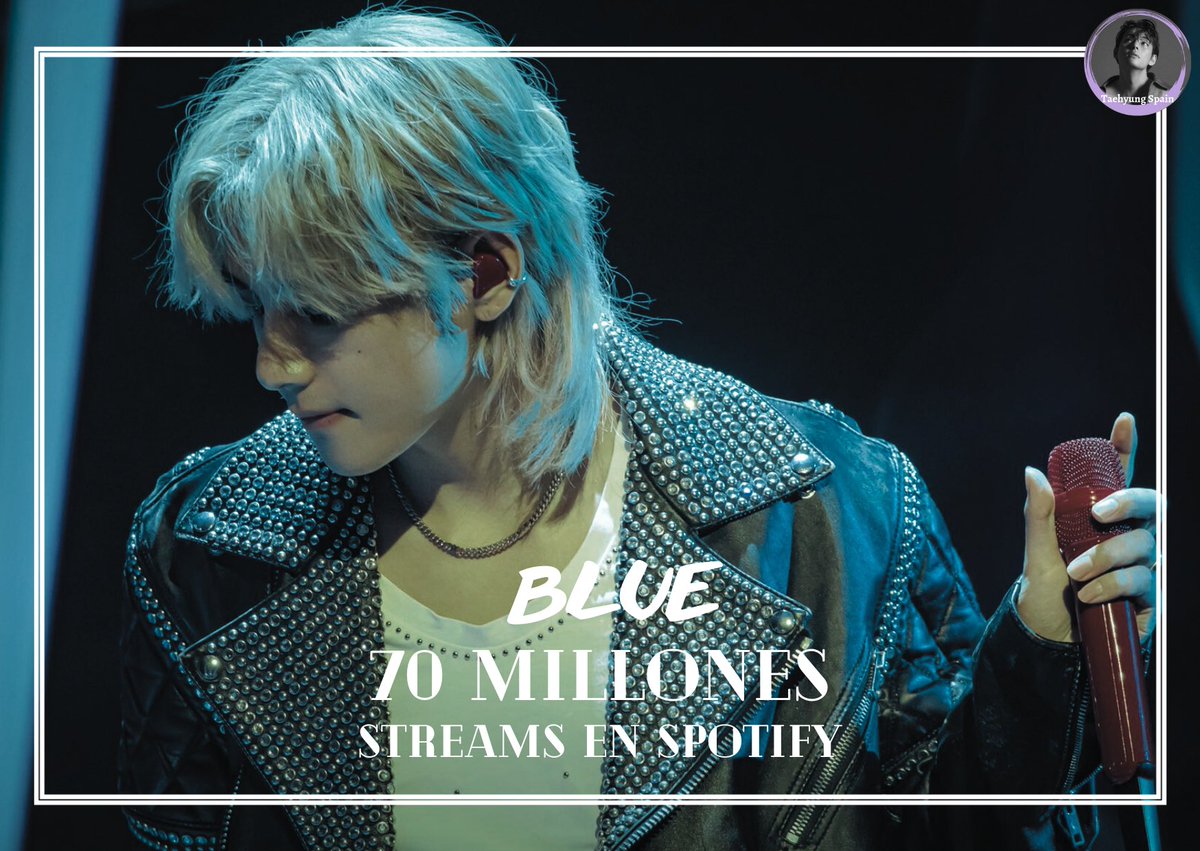 Taehyung_Spain's tweet photo. [INFO] 📊 ‘Blue’ de #V ha superado los 70M de streams en Spotify 💚

Enhorabuena #Taehyung 🥳🐻❤️

🔗 https://t.co/PTBaLDeBua

#Blue70MOnSpotify #V_Blue #뷔 #김태형 #KimTaehyung

~🐼 https://t.co/SyzYiER8W3
