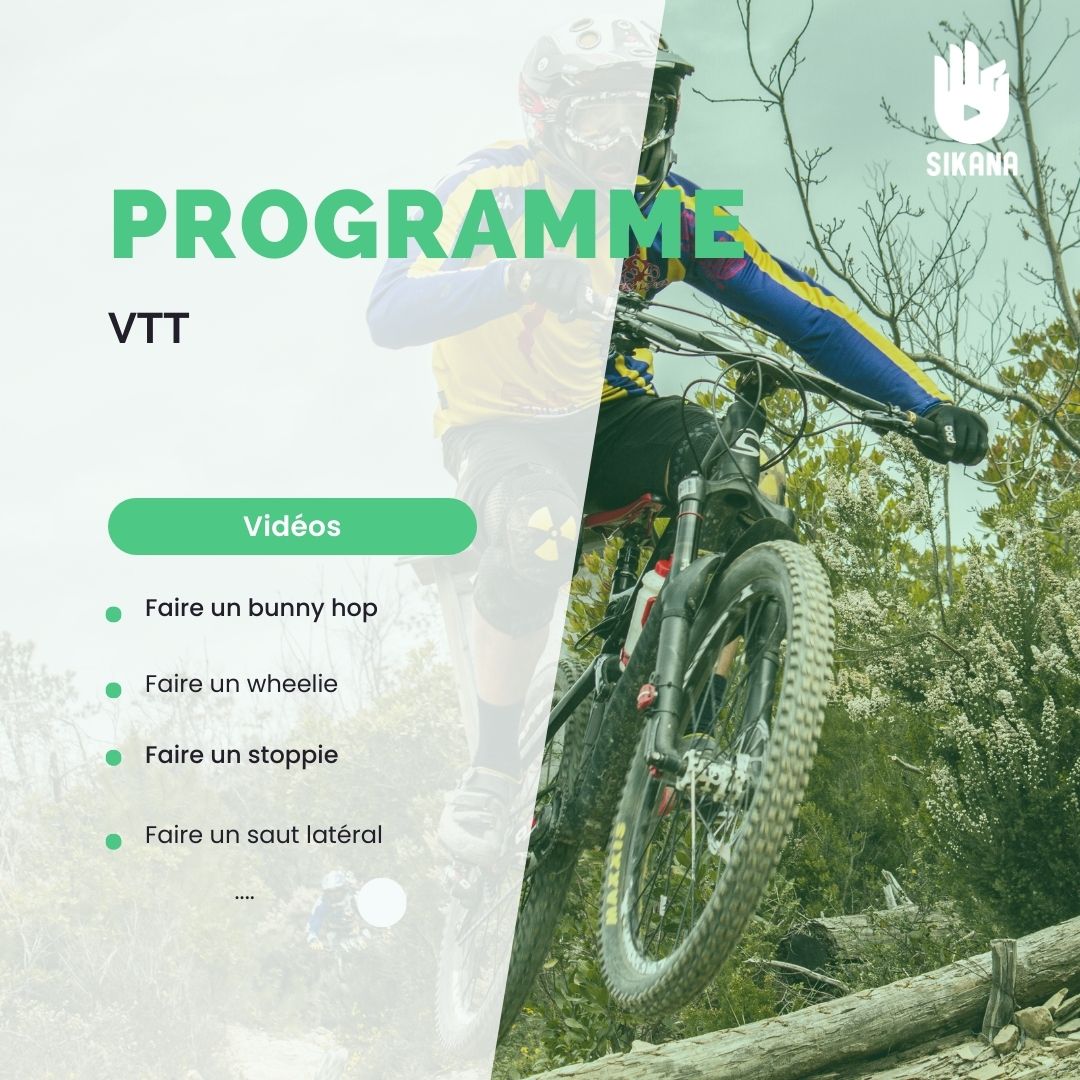 sikanaFR's tweet photo. Nous avons réalisé un programme gratuit vous permettant d’apprendre les bases du VTT. 🚵‍♂️

 📹Vous pouvez retrouver sur notre chaine youtube la playlist : https://t.co/wLcDYrYGF4

Programme d'éducation crée par SIKANA, ONG à but non lucratif

#vtt #mountainbike #vélo #sport https://t.co/fA7XtnCEak
