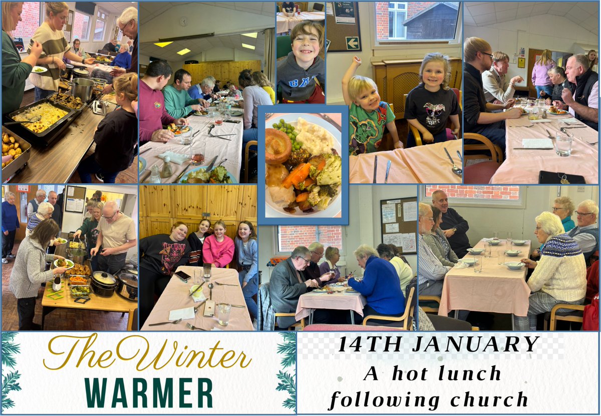 Thank you to everyone who helped make our Winter Warmer lunch today such an enjoyable (and tasty!) event! 
Special thanks to Katy and Adam for organising and cooking it all for us.