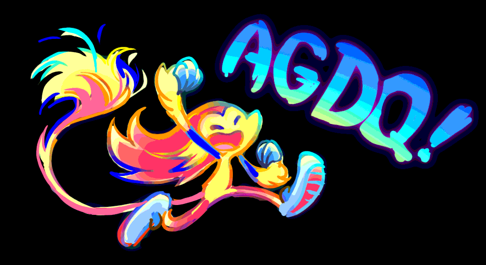 AGDQ is here!!!!! I'm super happy to have helped design the Event Tee with @theyetee this year! 😭 I hope everyone has a great week of amazing speedruns, and help donating for @preventcancer !!