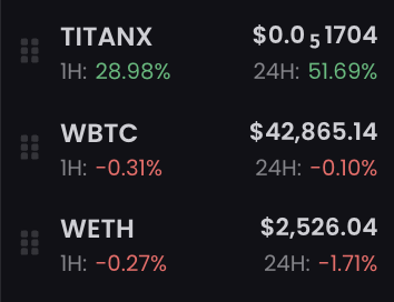 inkayknows's tweet photo. $TITANX is pumping harder than everything else and now they're all quiet.

Funny how that works.

#BuildOnTitanX 🐉 https://t.co/gGzCrb7nQF