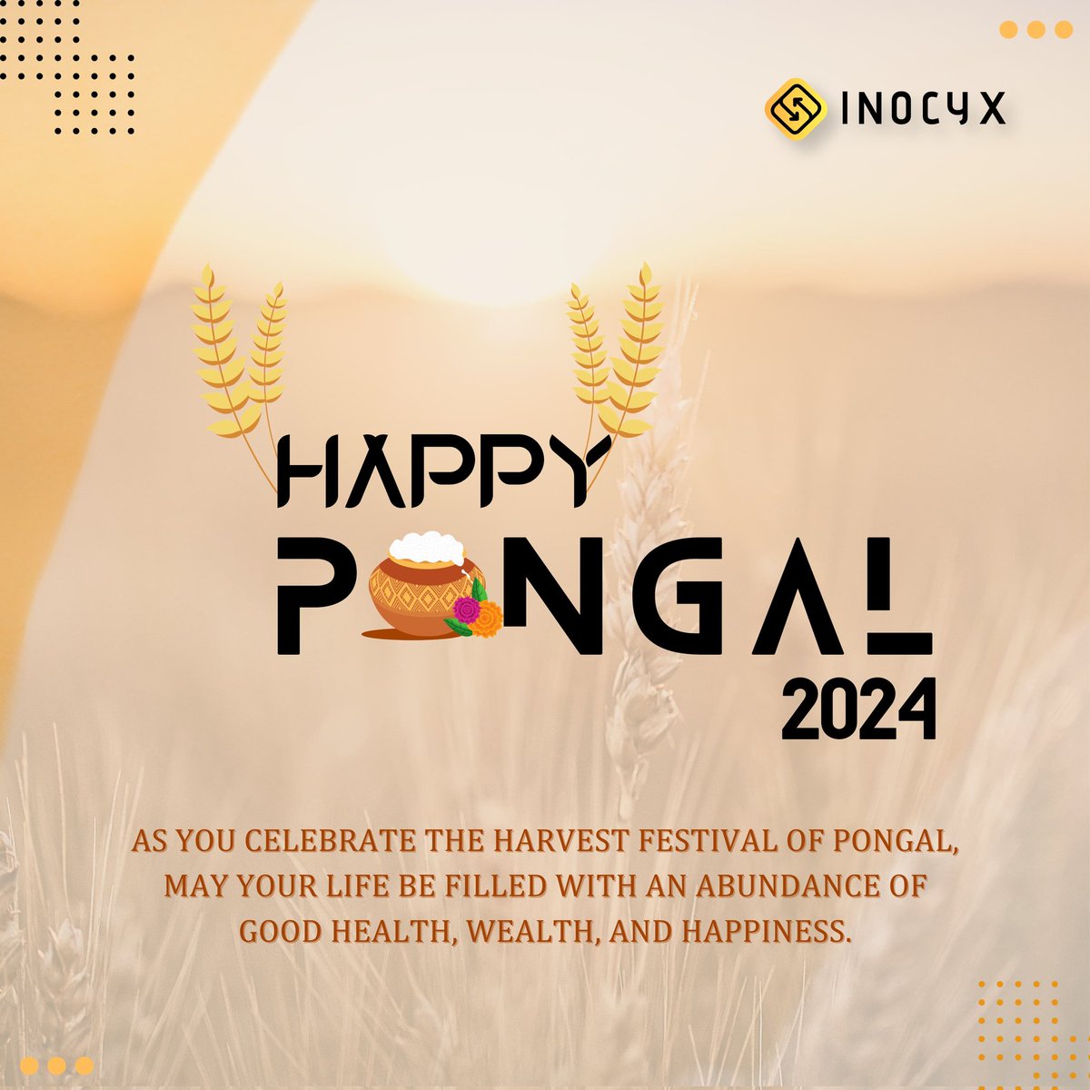 INOCYX's tweet photo. Wishing you a joyous #Pongal in 2024! May this harvest festival bring abundance, prosperity, happiness, and fulfillment to you and your loved ones. Pongalo Pongal! #HappyPongal #Pongal2024
#inocyx #inocyxnft #E16Link #inocyxlearning #iyxtoken 
@InocyxNFT @E16Link https://t.co/ejMK6aB87Q
