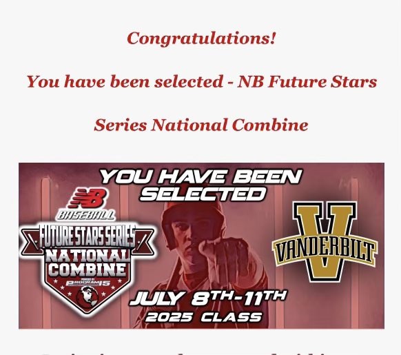 CashWH9's tweet photo. Thank you @ftrstarsseries for the invite! Ready for Nashville this summer. 
@Lobosbaseballsa @ChargerBSB https://t.co/QCAGLoApoL