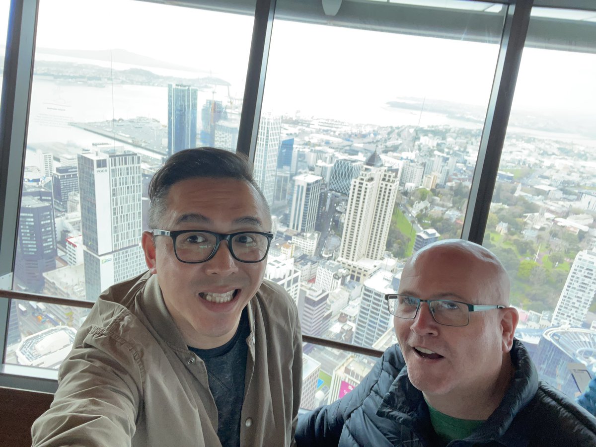Whiskyfreak's tweet photo. This was on our bucket list when planning a visit to Auckland. Omg the views were phenomenal. It was worth every penny and we got loads of pictures too. Win, win!! YouTube Link in bio.
#youtube #youtuber #auckland #nz #skytower #whattosee
https://t.co/UZNVk9LDs3 https://t.co/m6Fac4zX8g