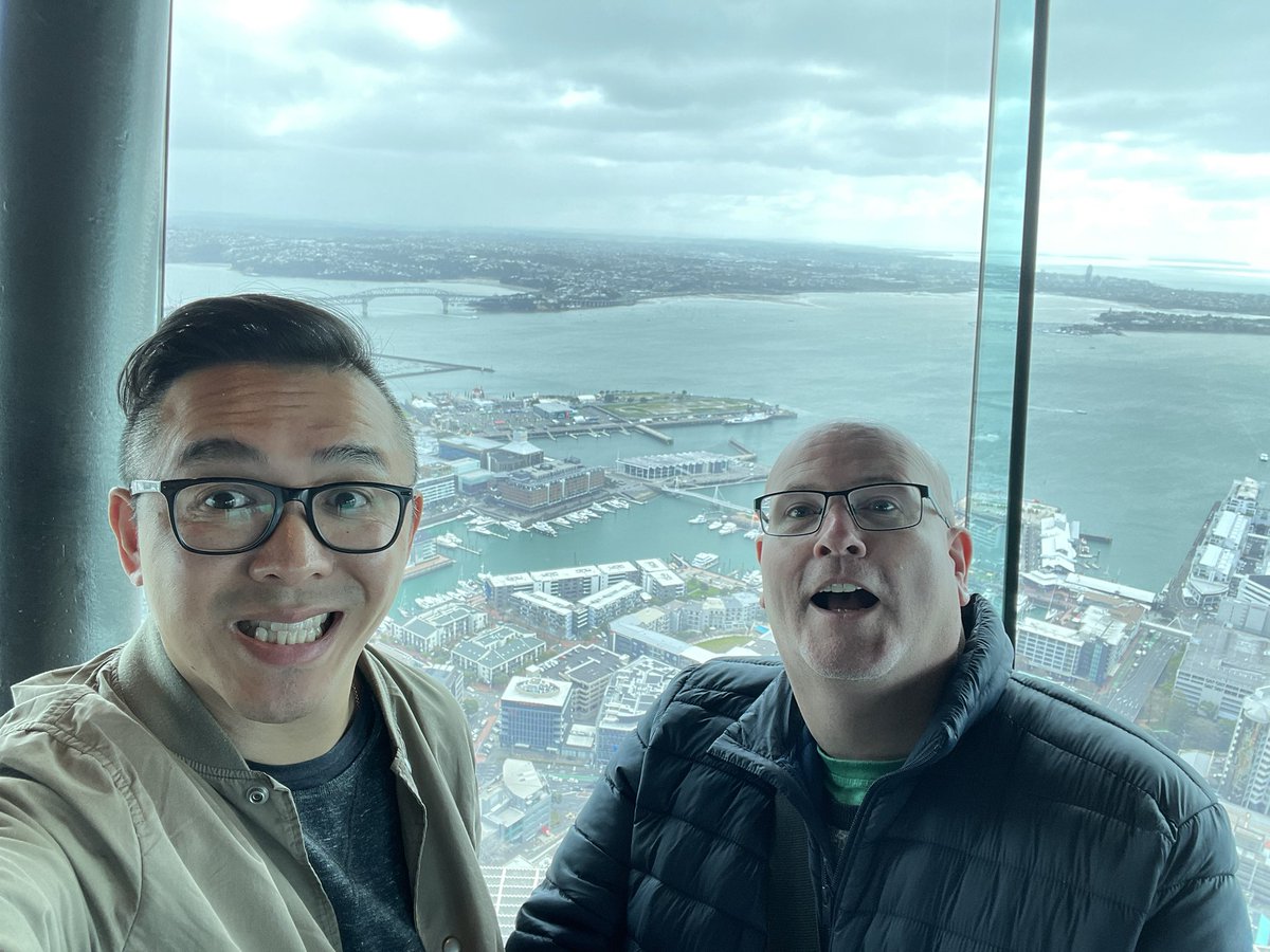 Whiskyfreak's tweet photo. This was on our bucket list when planning a visit to Auckland. Omg the views were phenomenal. It was worth every penny and we got loads of pictures too. Win, win!! YouTube Link in bio.
#youtube #youtuber #auckland #nz #skytower #whattosee
https://t.co/UZNVk9LDs3 https://t.co/m6Fac4zX8g