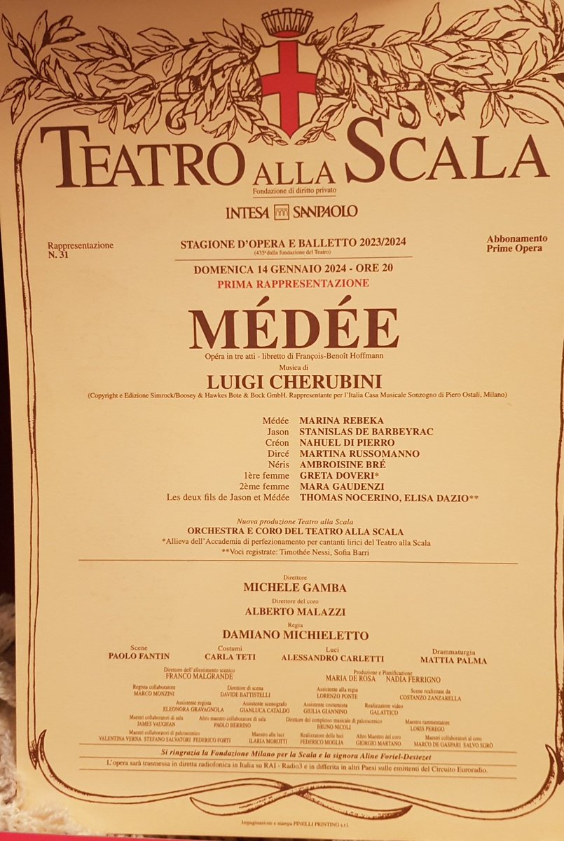 latonella's tweet photo. #Medee @teatroallascala with @MarinaRebeka @nahueldipierro toitoitoi! https://t.co/EdWuBx7BQK