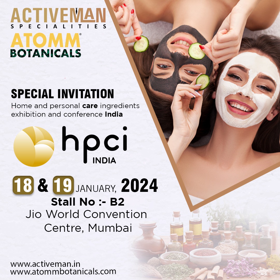 atommbotanicals's tweet image. 3 Days to Go....

Meet us at HPCI INDIA 24!

📅: 18 - 19 January 24 I Thu, Fri
📍: Jio World Convention Centre, Mumbai
Booth No. B - 2
🔗 Register now at hpci-india.com/visitor-regist… 

#Atommbotanicals #Activeman #HPCI #HomeCare #PersonalCare #CosmeticSupplies #SpecialityIngredients