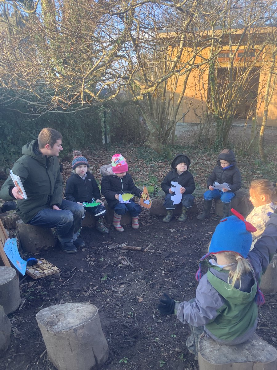 StMellionCofE's tweet photo. This week our reception children were introduced to their new Talk for Writing text, "Brown Bear, Brown Bear, What do you see?" written by Bill Martin Jr. 🐻 The children then found all of the animals hidden outside! 🐩🐈🐴🐑🐻🐤🐸🐠 @PieCorbett #BringCreativity #BringIt https://t.co/e61dTKp4GP