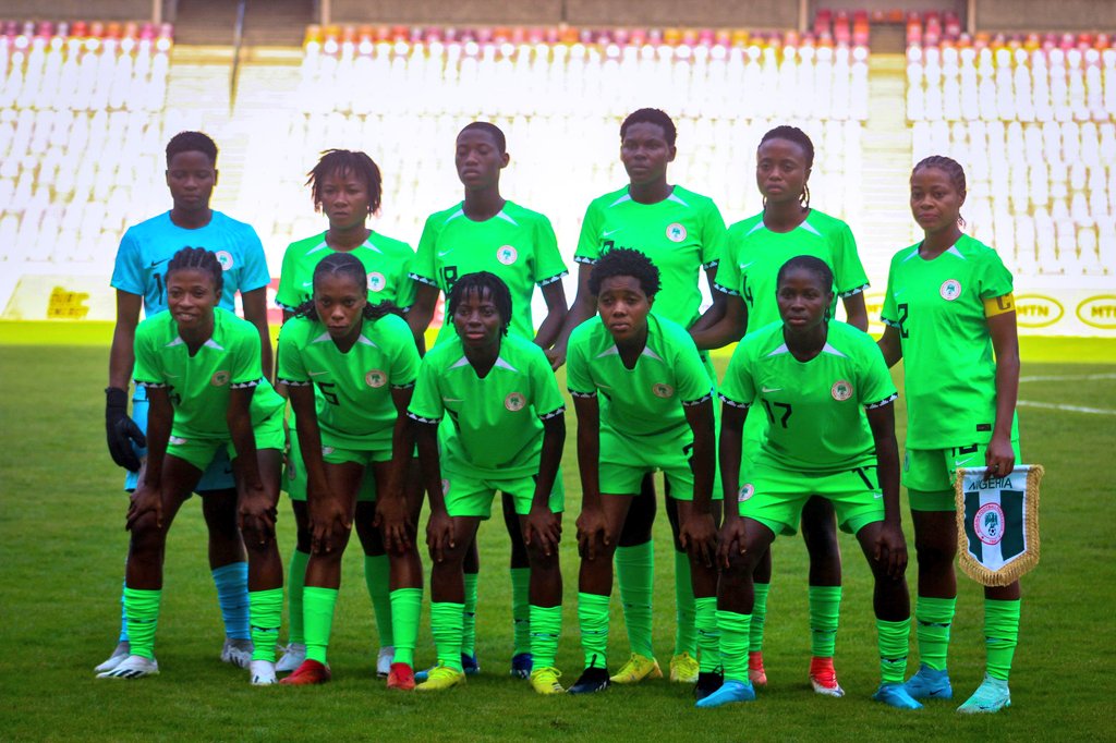 NFootball360's tweet photo. ๐FULL TIME! in Dar es Salaam ๐
Burundi ๐ง๐ฎ 0-1 Nigeria ๐ณ๐ฌ
Janet Akeroromowei (0-1) (PK) 45'
With the first leg result, the Falconets put themselves in a promising position for the qualification to the #U20WWC.
#SoarFalconets| #U20WWCQualifiers| #BURNGA| #Colombia2024 https://t.co/npos4mNs0a