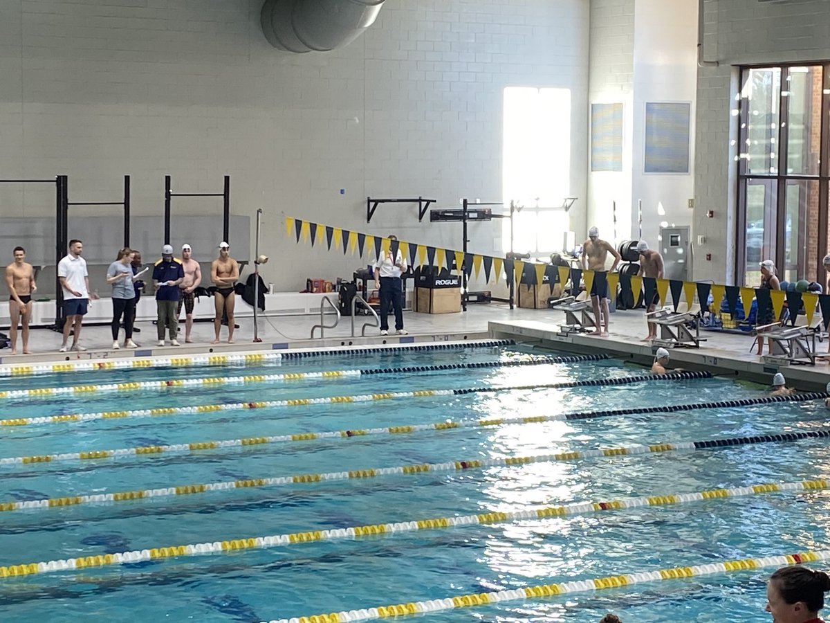 Watching Alumni Jake W swim for Saint Marys College of Maryland !