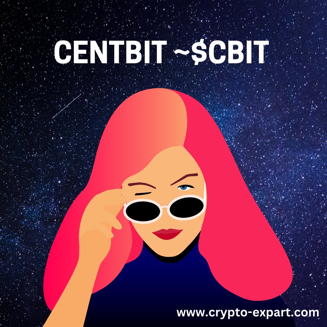 CentBit_CBIT's tweet photo. #CentBit ~ $CBIT
A Transparent Project, ๐
https://t.co/76zIFnb3hq
We have a goal ahead, ๐ฅ #1 https://t.co/oxHunUCcMn