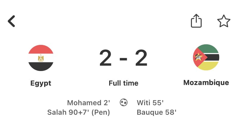 Ahmed_Cendan's tweet image. I’ll take it: a draw is better than nothing 🚬

#TeamEgypt | #AFCON