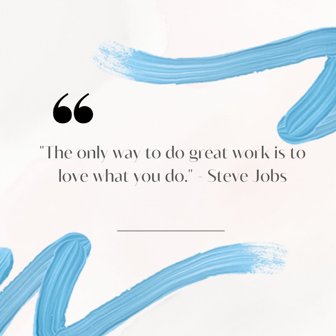 J_AlbertoOcampo's tweet photo. "The only way to do great work is to love what you do." - Steve Jobs. https://t.co/47M1A5Bxf5