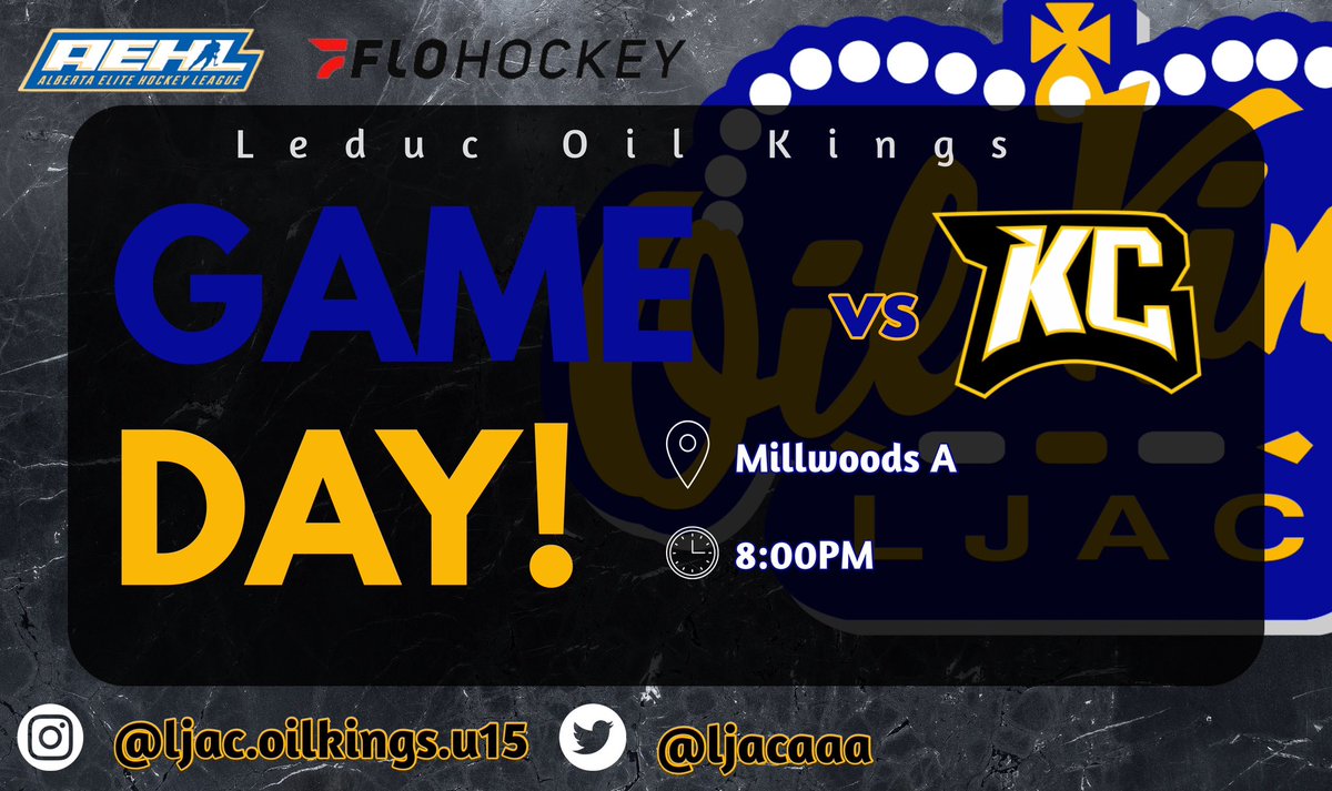 ljacaaa's tweet photo. ITS GAME DAY! 

The boys are back at it again in Millwoods for our second matchup in less than a month with the KC Squires!!

Catch the game on FloHockey! 
—————————————————
#BlueBuckets #FeedTheWolf #AEHLU15 https://t.co/yRy5CVhW9T