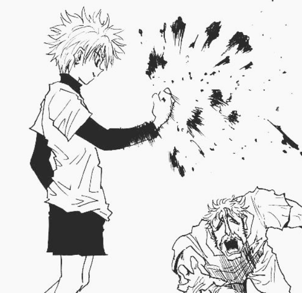 SpotHxH's tweet photo. Killua arrancando o coração de Jones https://t.co/ZKCEh5cgMQ