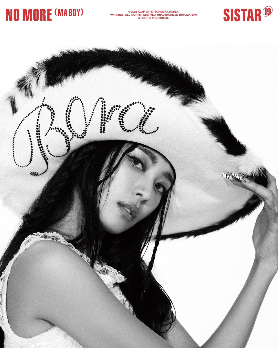sugarboraa's tweet photo. ⠀⠀⠀⠀⠀⠀⠀⠀⠀⠀⠀
⠀씨스타19(SISTAR19) DIGITAL SINGLE
 
⠀⠀⠀⠀⠀⠀'NO MORE (MA BOY)'
 
⠀⠀⠀⠀⠀⠀CONCEPT PHOTO #3
 
⠀⠀⠀⠀ 🎧 2024. 01. 16. 6PM (KST)
⠀⠀⠀⠀⠀⠀⠀⠀⠀⠀⠀ https://t.co/g66udguoNu