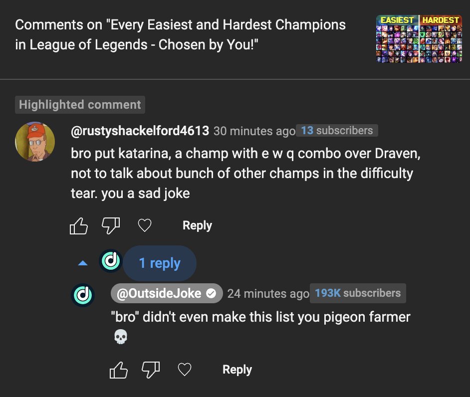 OutsideJokeTV's tweet photo. What part of "Chosen by YOU" do these people not understand 😂 https://t.co/SEucQ9nv16