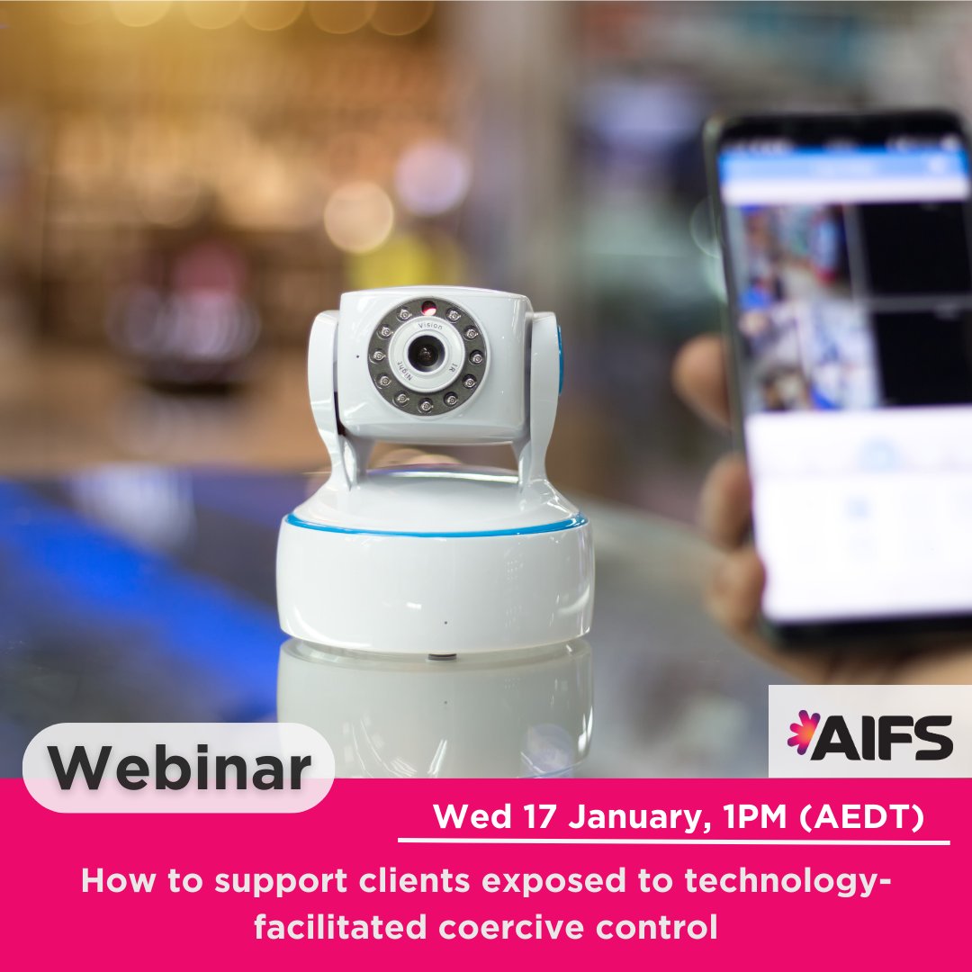 aifs_gov_au's tweet image. Don’t miss out on a re-run of one of our most popular webinars on technology-facilitated coercive control to help you support victim-survivors in your work. Register now for 17 Jan 2024, 1pm–2pm (AEDT): aifs.gov.au/tech-facilitat…
#CoerciveControl #TFCC #AIFSWebinars