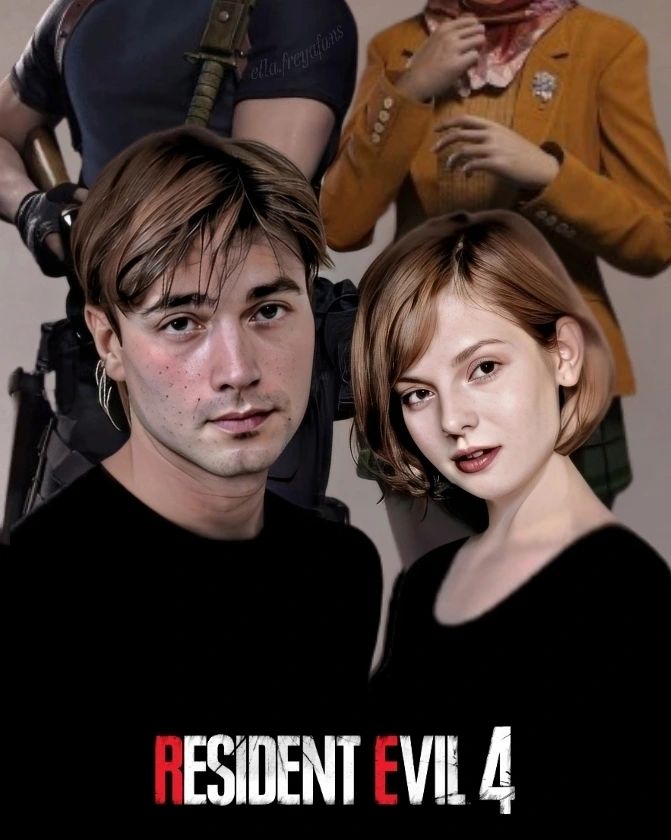 iran83538826's tweet photo. #Residentevil #ResidentEvil4Remake #LeonKennedy #ashleygraham #Ellafryea #Eduardbadaluta https://t.co/mzCo0Cjm27