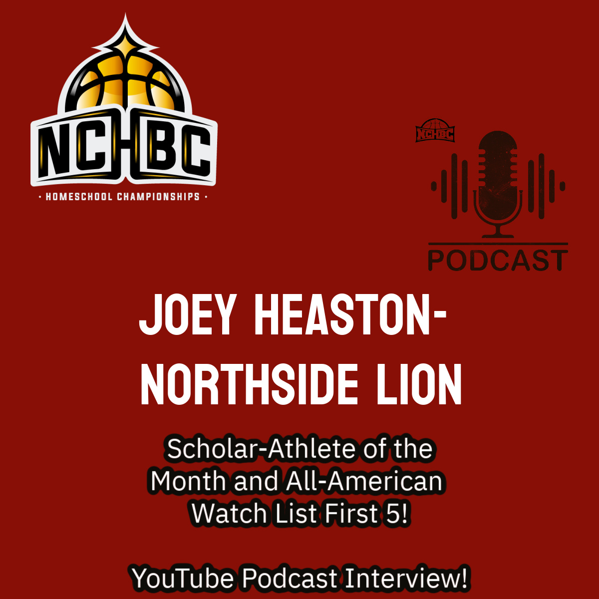 NCHBCLive's tweet photo. PODCAST Interview with December's Scholar-Athlete of the Month &amp; Member of the recently released All-American Watch List, First 5!
 
YouTube Interview Link:
https://t.co/1u0HcGcgDG

All-American Watch List + Scholar-Athlete of the Month List:
https://t.co/6gk5QtdDso https://t.co/mVpU37mq7G