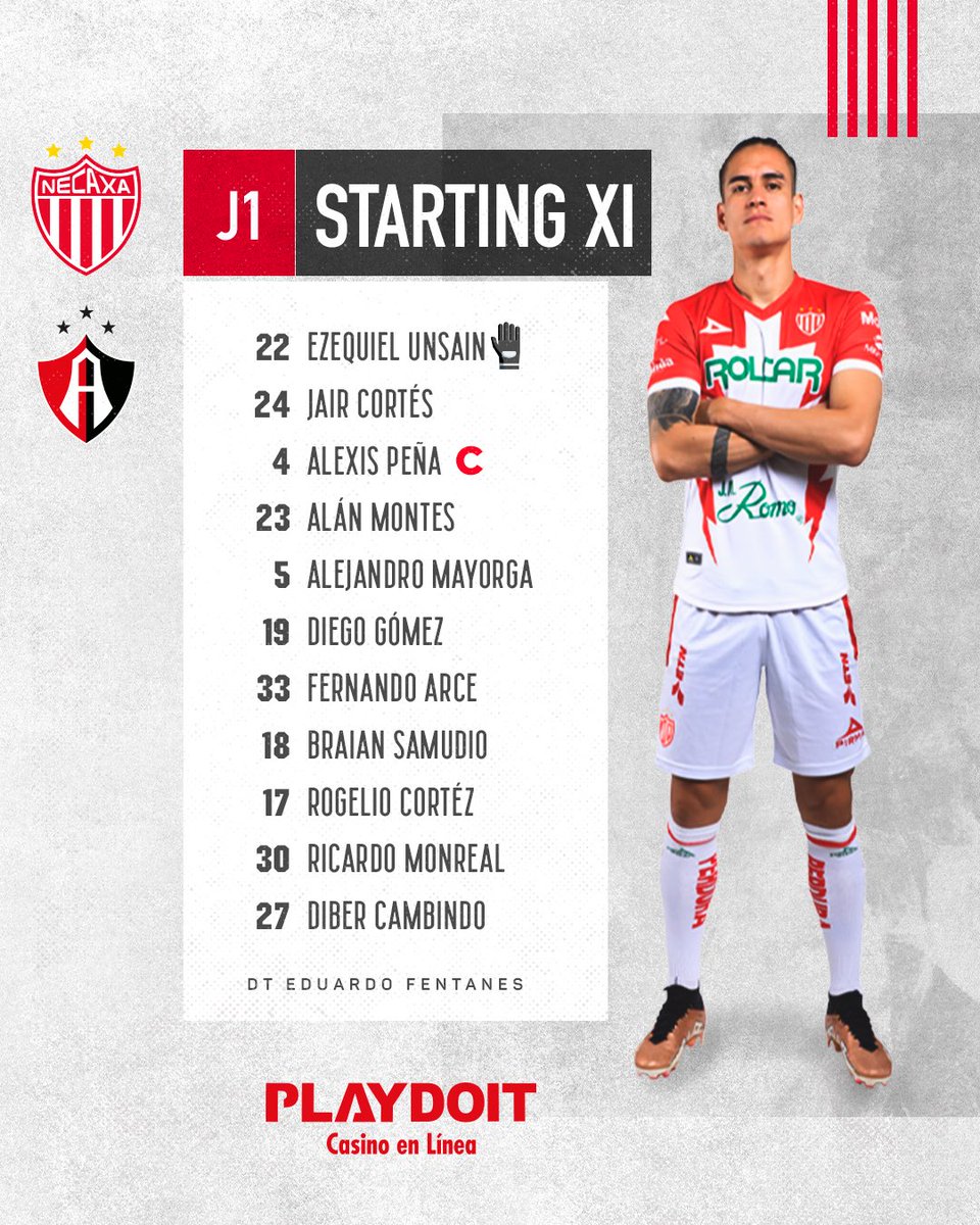 ClubNecaxaEN's tweet photo. The first line-up of the season! ⚡️

#EstaEsMiCasa💪 #NECvsATS https://t.co/2WmM0Vu3m9