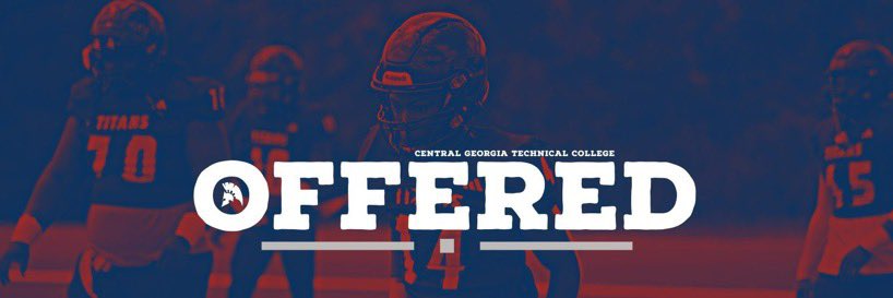 after a great conversation with <a href="/kato_coach/">Coach Kato Hitson</a> i’m blessed to receive a offer from Central Georgia Technical College!! <a href="/CoachMasonQH15/">Coach Mason 🐶</a> <a href="/TheLakeShowFB/">Lakeside High School FB Recruiting</a> <a href="/RecruitGeorgia/">Recruit Georgia</a>