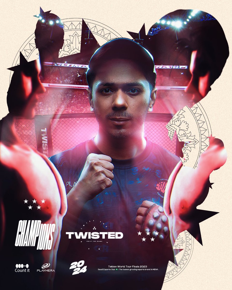 TwisMinds's tweet photo. Arslan ash is the Champion of #TWT2023 

ارسـلان آش بـطـلًا للعالـم للـعبـة تـيكـن 7 

@ArslanAsh95 👑🧠

#TwistTheGame | #TWTFinals https://t.co/dntJ5MtuXG