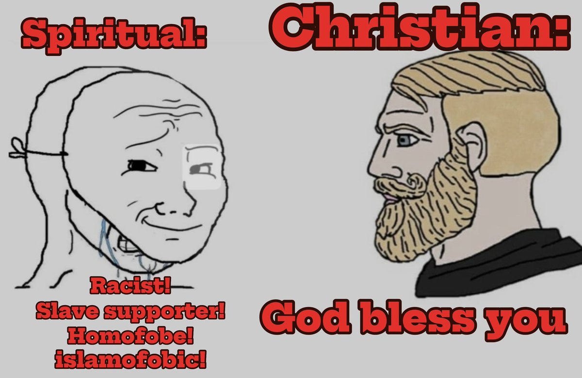 MatijaRabren's tweet photo. Stay Christian! God bless, and stay out of those spirituality things. https://t.co/zxyP8yCWtM