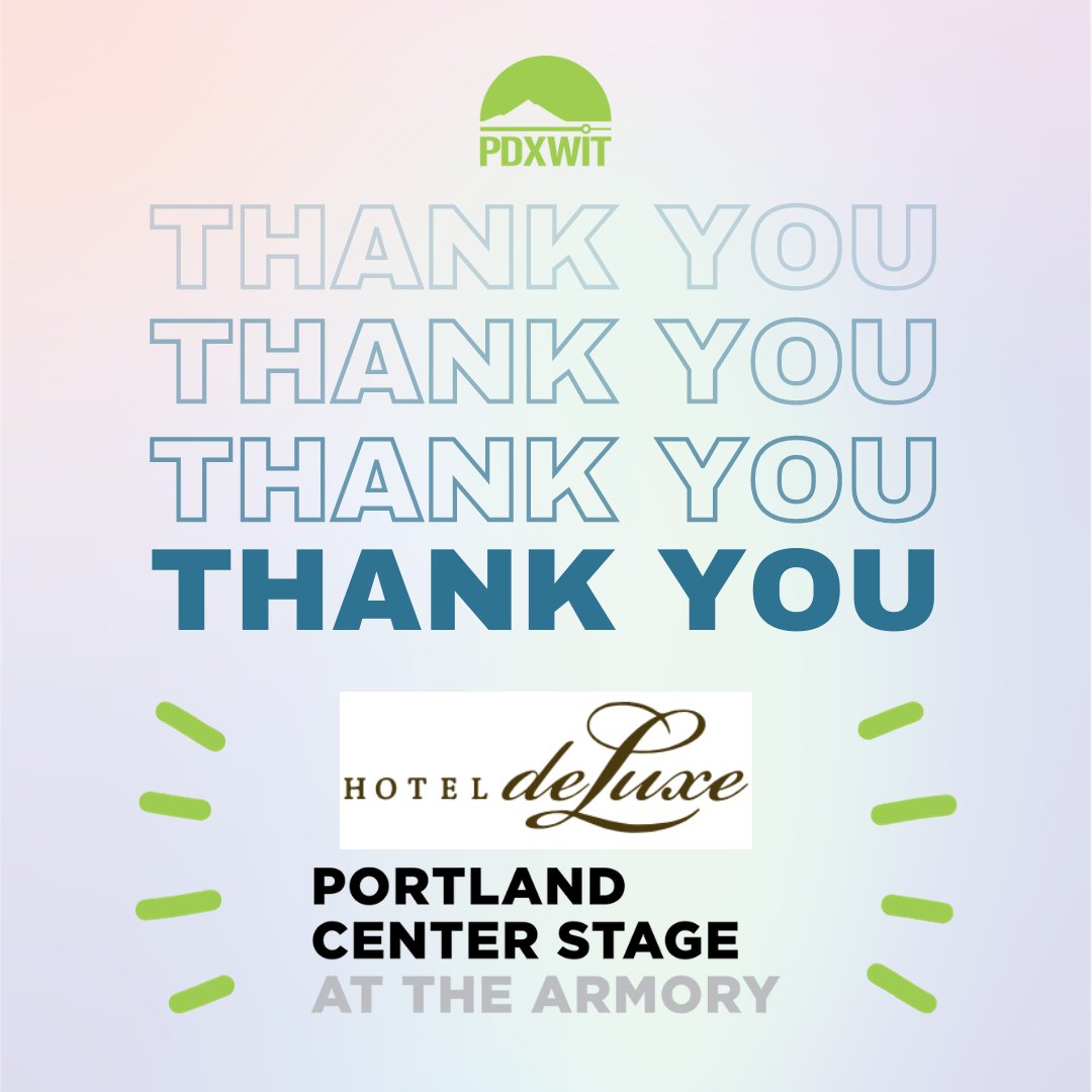 pdxwiit (@pdxwiit) on Twitter photo Special shout-out thank you to our in-kind donation vendors, Hotel Deluxe and <a href="/PCS_Armory/">PortlandCenterStage</a> for contributing to an awesome raffle package for our 2023 Winter Soiree! π Special shout-out thank you to our in-kind donation vendors, Hotel Deluxe and <a href="/PCS_Armory/">PortlandCenterStage</a> for contributing to an awesome raffle package for our 2023 Winter Soiree! π