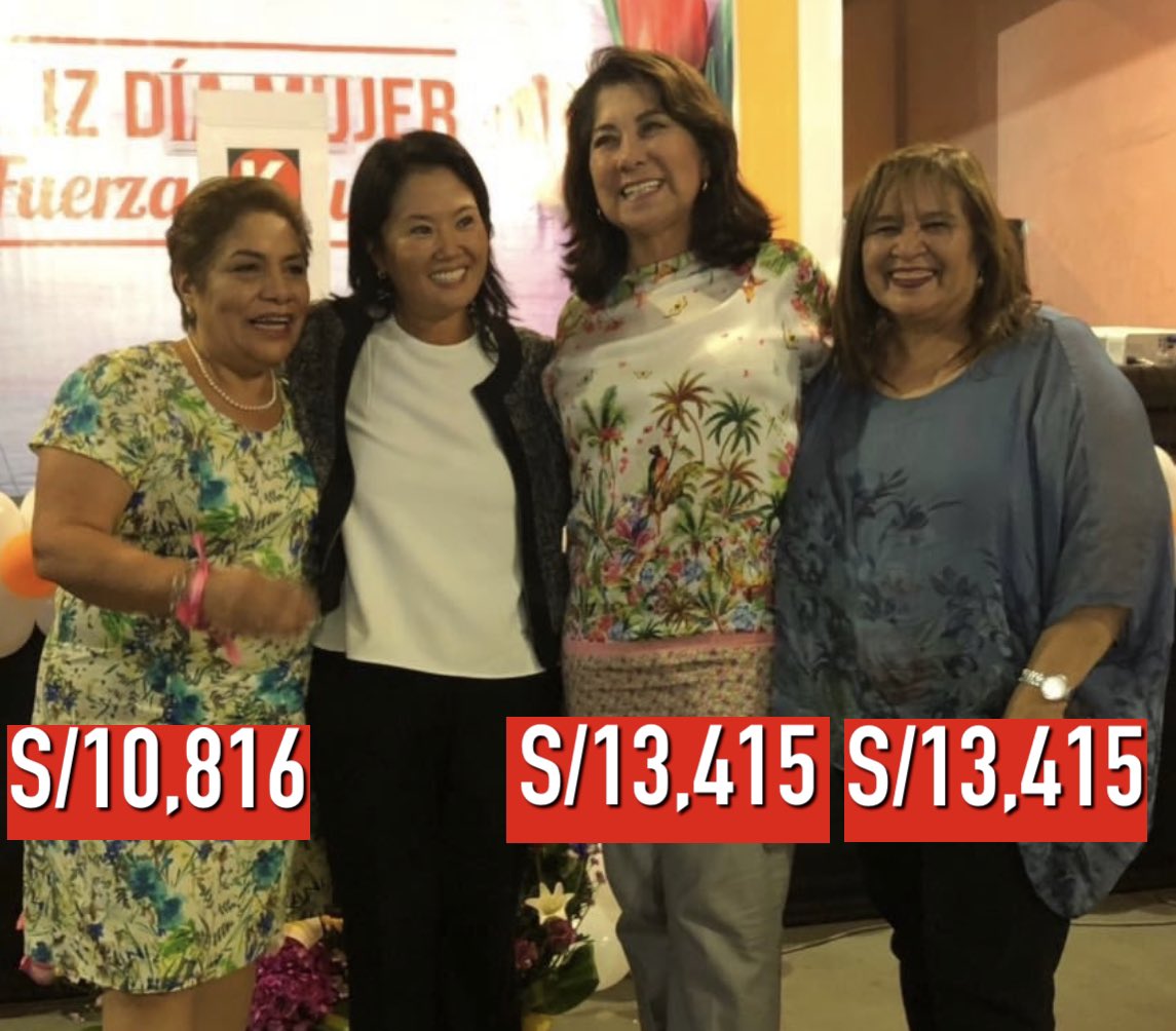 Indignados_P's tweet photo. Martha Chavez, Luz Salgado y Carmen Lozada cobran JUGOSOS SUELDOS DEL CONGRESO… entre las tres mensualmente se levantan más de S/37 mil soles…

…aaaaaaa pero los que viven del estado son otros.
#FuerzaPopularOrganizacionCriminal
#FujimorismoNuncaMas https://t.co/FcgKq4oMPz