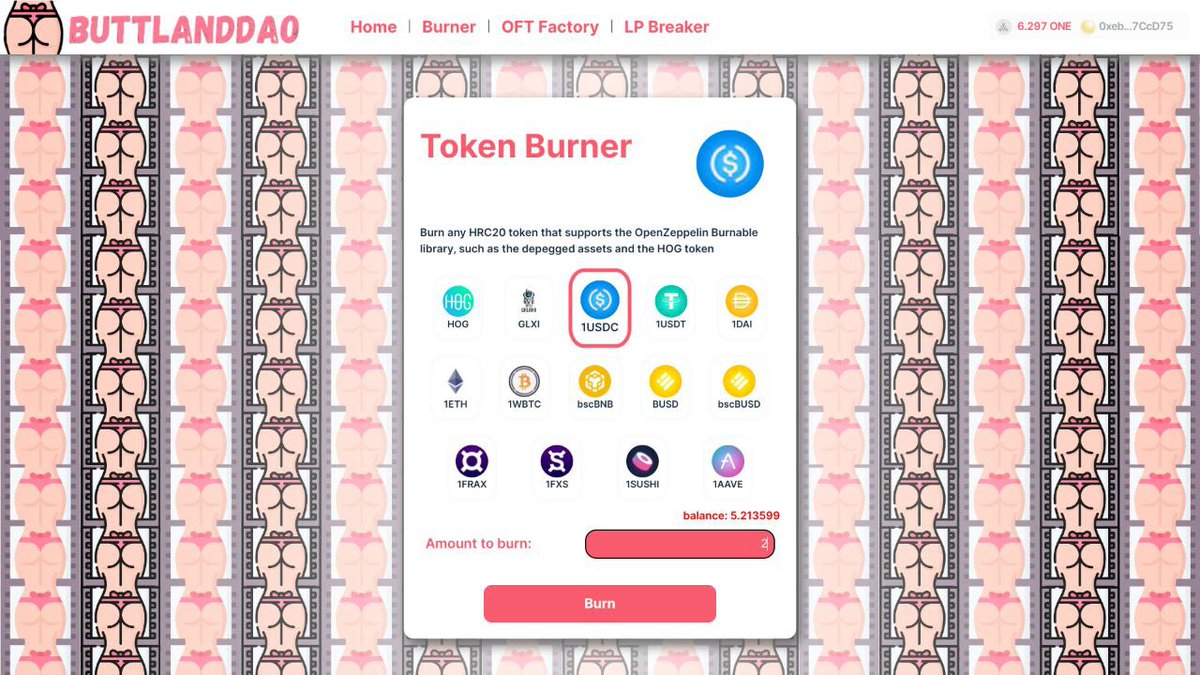CLD_Tokens's tweet photo. @ButtlandDAO Team Continues to see some Serious Upgrades.
#Muti #dApp #DEX #Burner
#DeFi $Token Launcher ๐ช
@LayerZero_Labs
Friendly $Tokens ๐คฏ
(Soft Launch S๐N)
#ButtSwap #HarmonyONE
Please Share ANY Comments /Thoughts ๐ https://t.co/C6KVqHUvk7